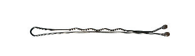 Comair Haarklemmen PF 24er 48mm braun Karte Pretty Fashion gewellt