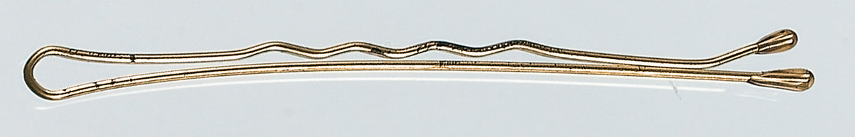 Comair Haarklemmen Gold, 5 cm, 24 Stück, gewellt