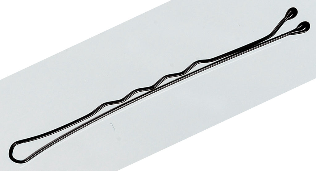 Comair Haarklemmen Pretty Fashion, 24 Stück, 59 mm, Schwarz, Gewellt – Ansicht 2