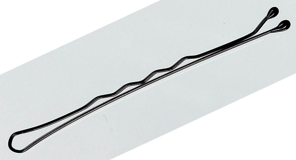 Comair Haarklemmen Pretty Fashion, 24 Stück, 59 mm, Schwarz, Gewellt – Ansicht 2