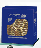 Comair Haarklemmen gewellt, 500 Stück, 59 mm, Gold – Ansicht 2