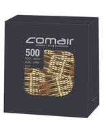 Comair Haarklemmen gewellt, 500 Stück, 59 mm, Gold