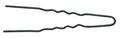 Haarnadel gold 60x1,2mm gewellt 10Stk.