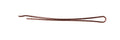 Haarklemmen 7cm braun 500gr lose
