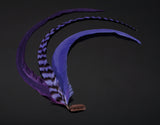 Featherlocks Purples Statement Clips – Ansicht 2