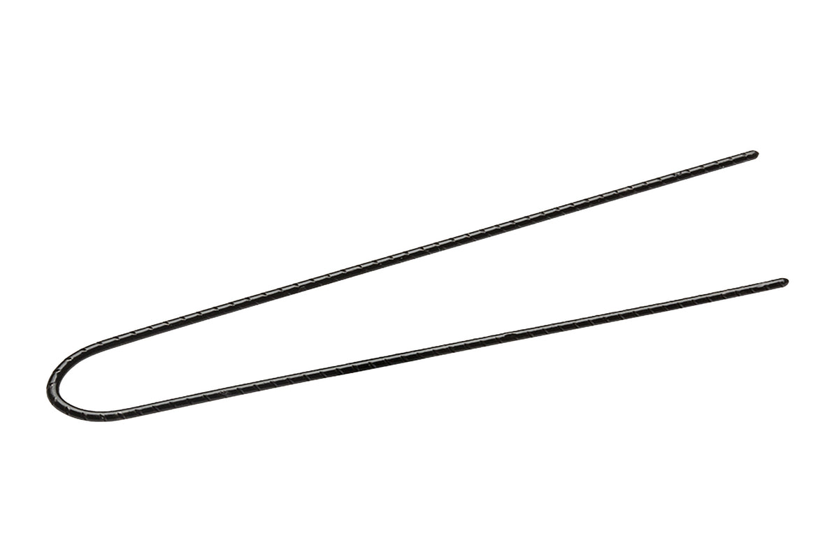 Comair Lockennadeln geriffelt 72 mm, 500er Box, Schwarz