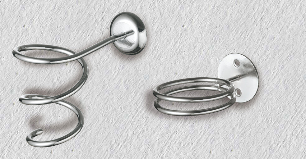 Comair Fönhalter Spirale verchromt zum Anschrauben Ø 8,5 cm – Ansicht 3