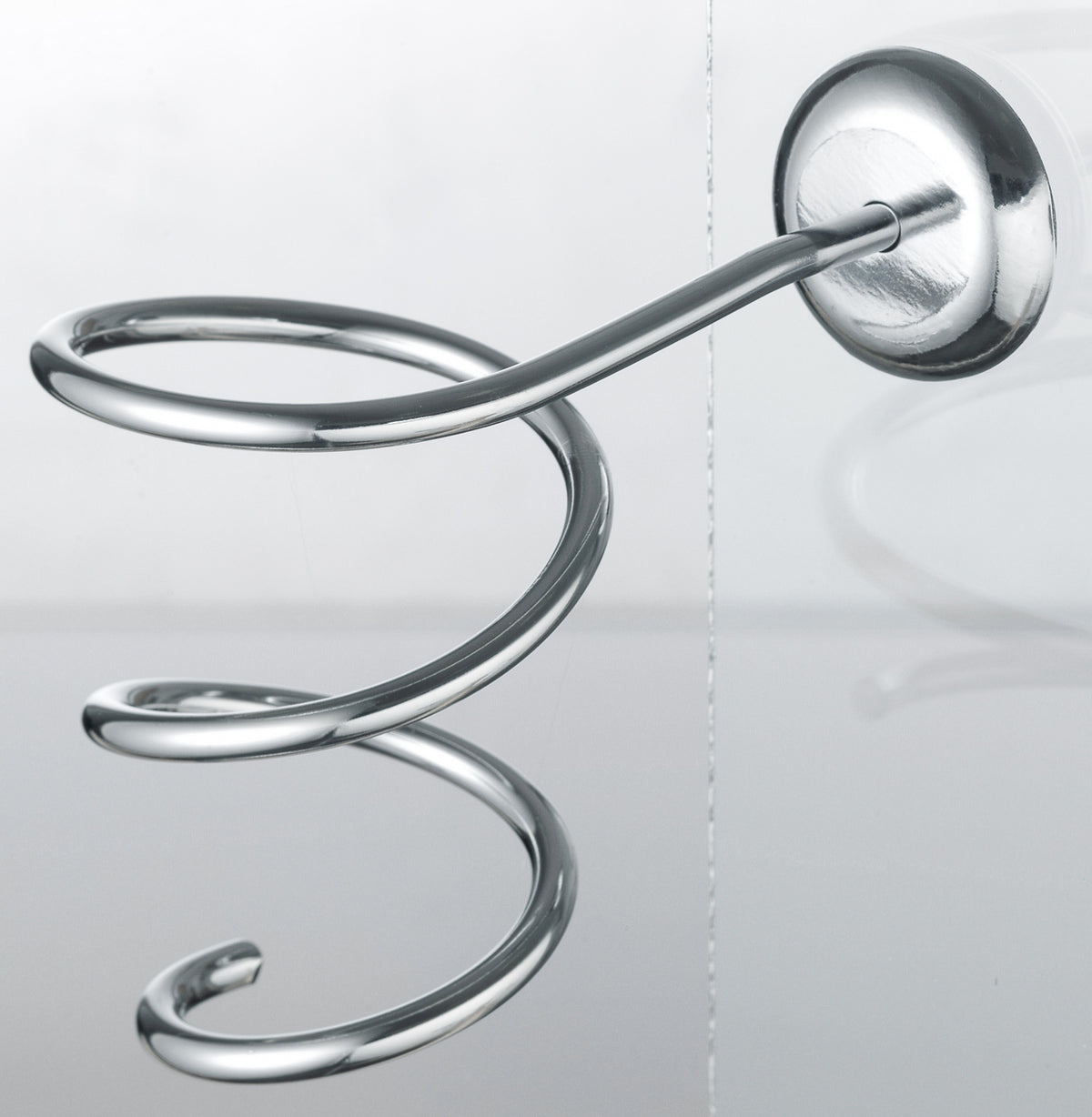 Comair Fönhalter Spirale verchromt zum Anschrauben Ø 8,5 cm – Ansicht 2
