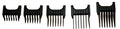 Comair 5 Aufsteckkämme OC 20 für Perl Clipper (4, 8, 12, 16, 20 mm)