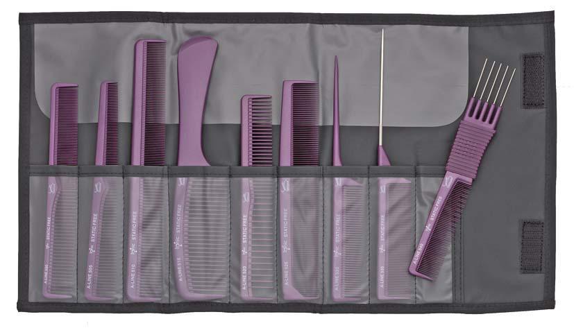 Jaguar A-Line Kamm-Set lila metallic (9-teilig)