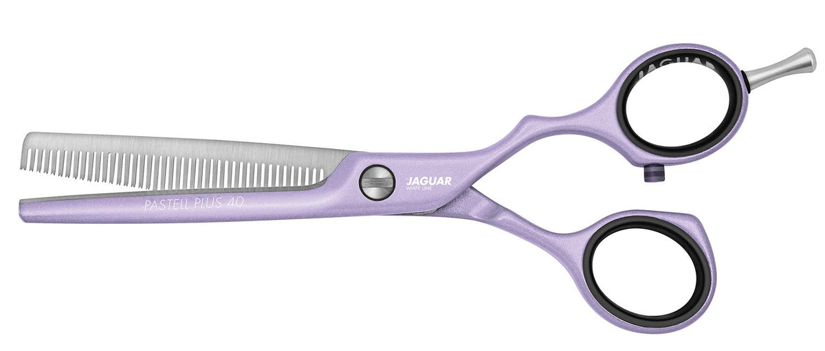 Jaguar HS 5,5" 3054-12 Pastell Plus 40 Offset Lavender White Line Modellierschere