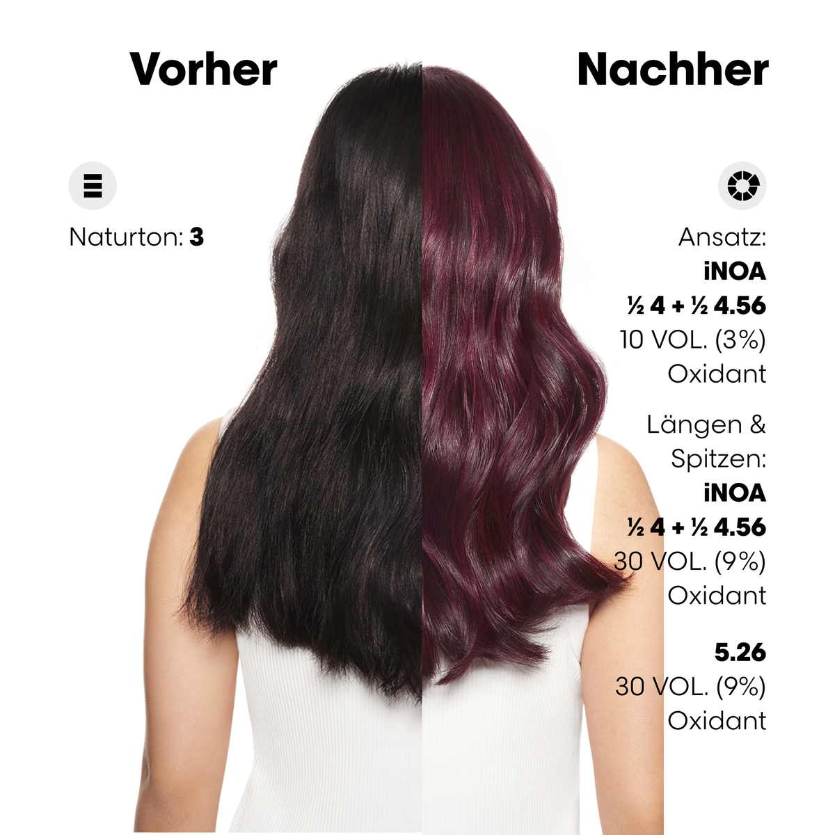 L'Oréal Professionnel Inoa 4.56 Mittelbraun Mahagoni Rot High Resist – Friseuroutlet