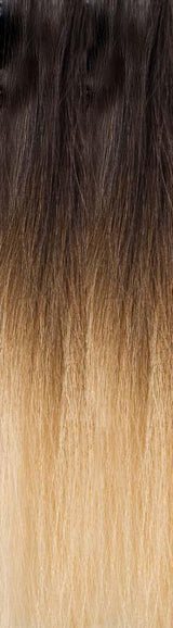 Solutions dark brown/blond Echthaar Bicolours 25 cm 10 St.