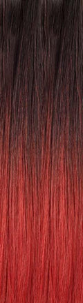 Solutions dark brown/red Echthaar Bicolours 25 cm 10 St