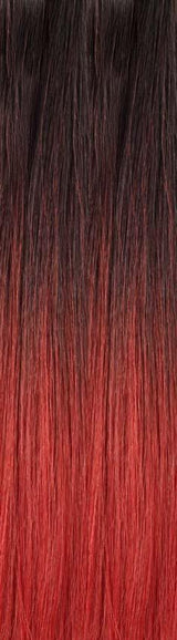 Solutions dark brown/red Echthaar Bicolours 25 cm 10 St