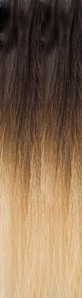Solutions dark brown/blond Echthaar Bicolours 35 cm 10 St.