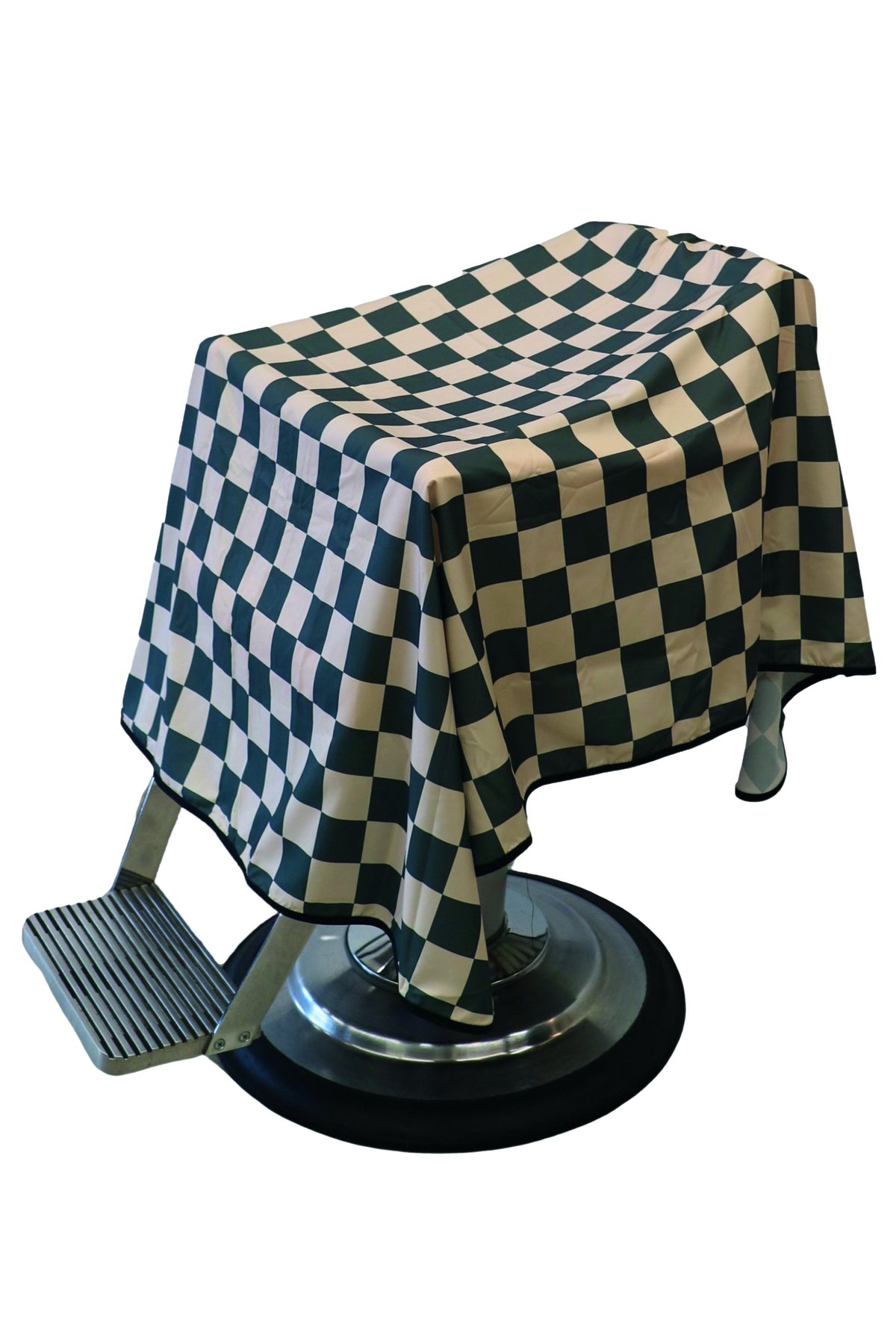 Uppercut Barber Cape Check Green