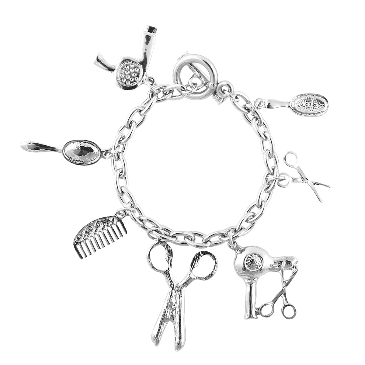 Armband mit Friseur-Utensilien
