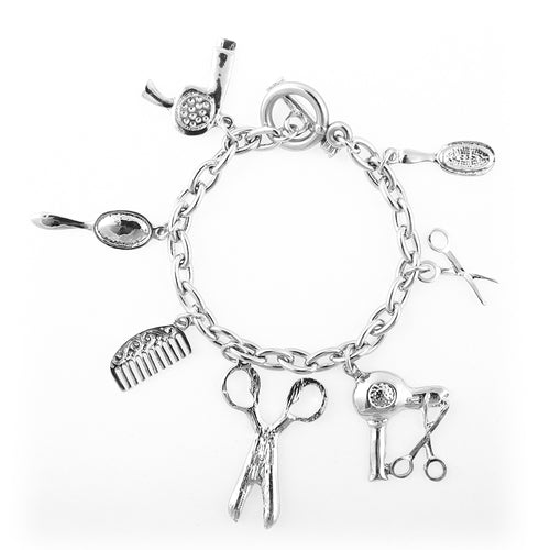 Armband mit Friseur-Utensilien – Ansicht 2