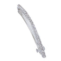 A&A Patentspange 1-reihig Strass schmal