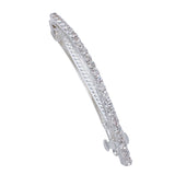 A&A Patentspange 1-reihig Strass schmal