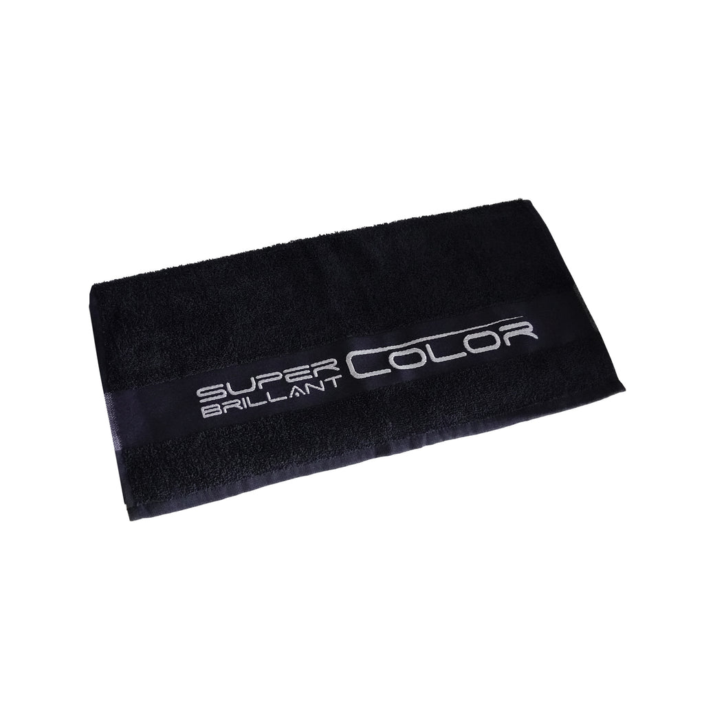 SBC Handtuch schwarz 50x90cm Logo – Ansicht 3