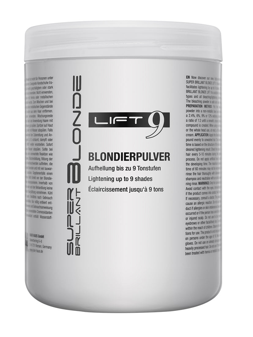 Super Brillant Blonde Lift 9 Blondierpulver Dose 500 g