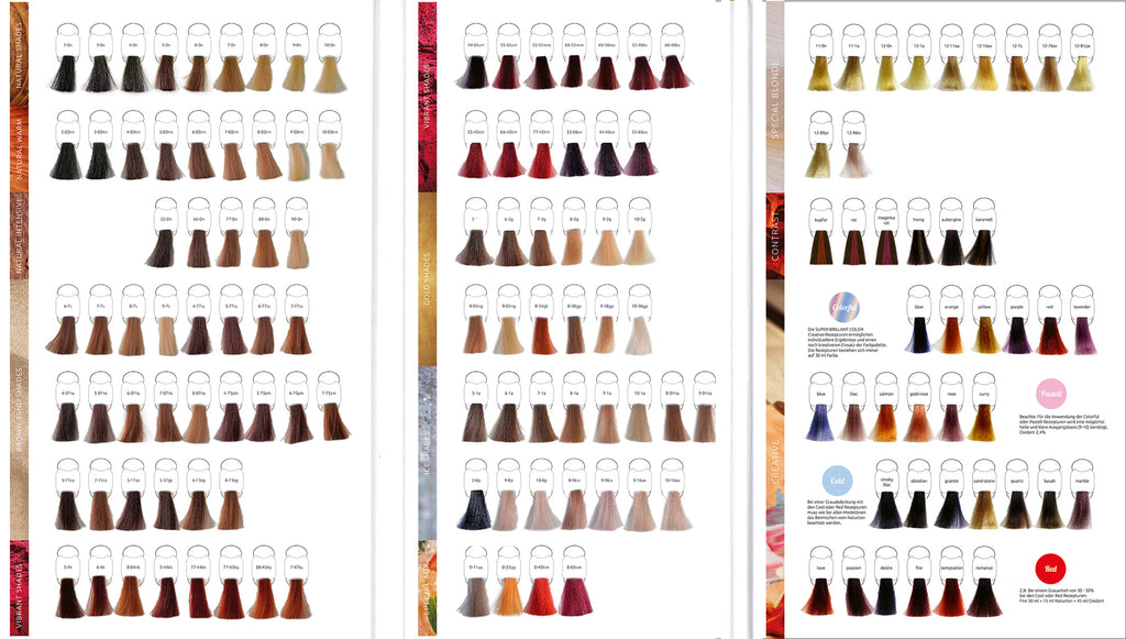 Super Brillant Color Farbberatungskarte – Friseuroutlet