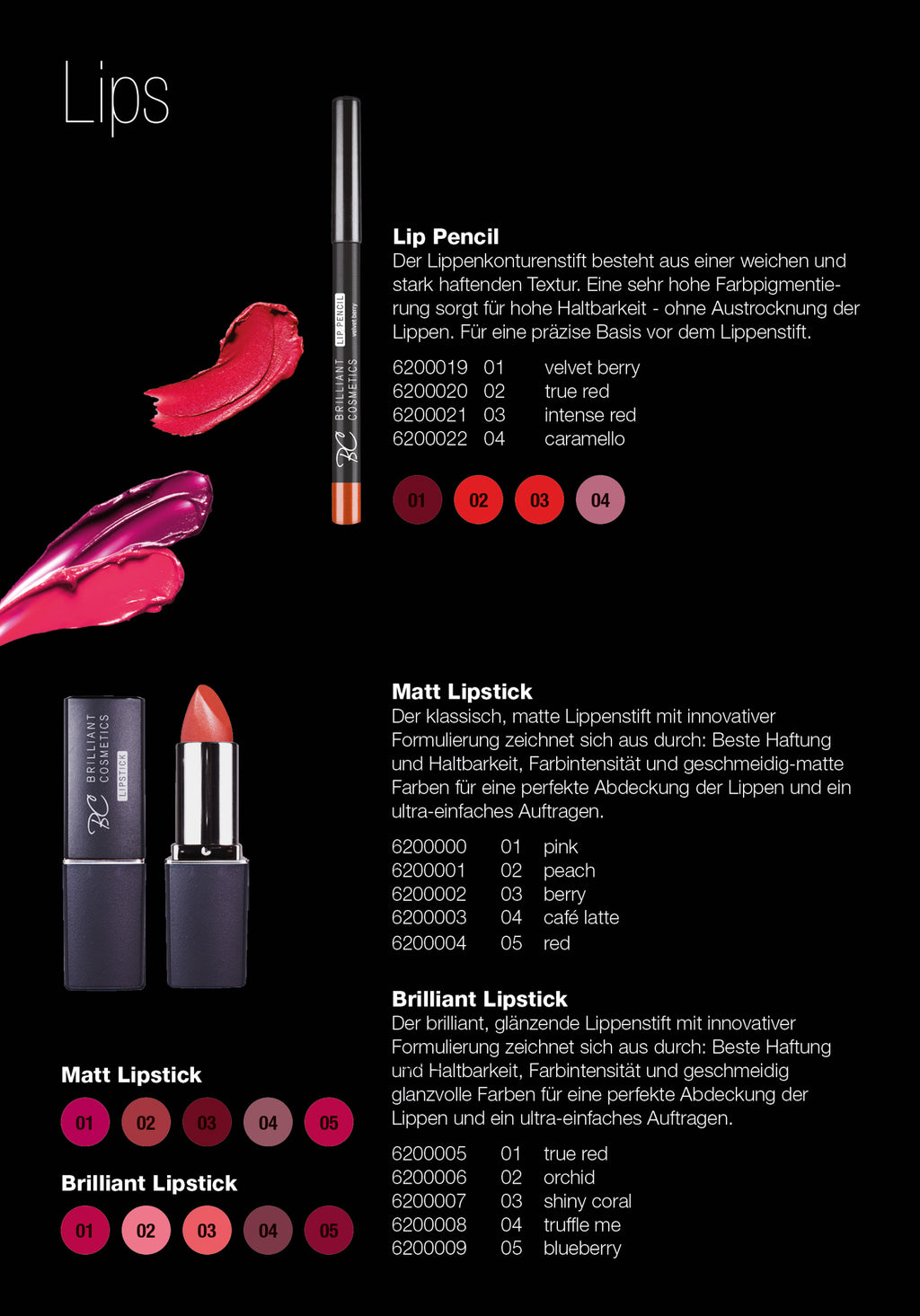 BC Broschüre DIN A5 Brilliant Cosmetics