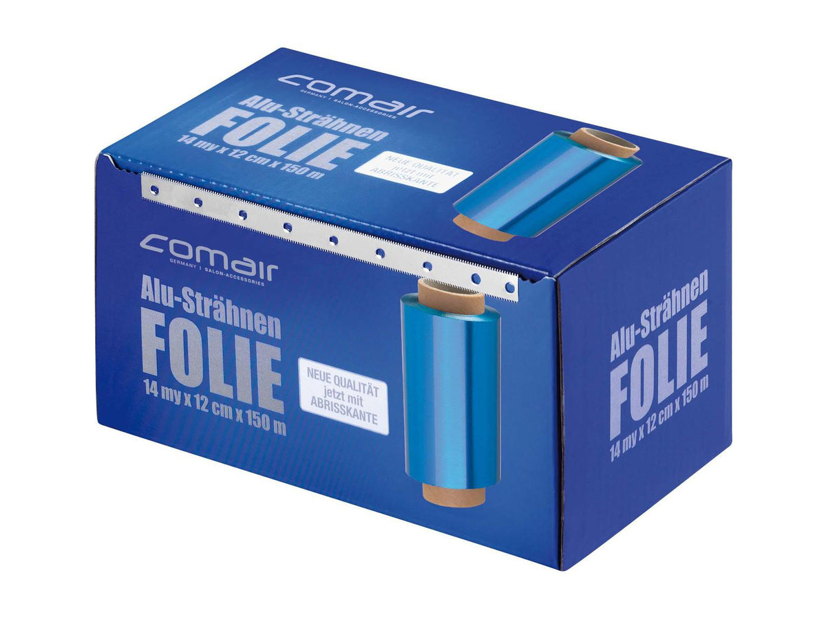 Comair Alufolie 14µ blau 12 cm x 150 m Rolle