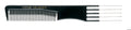 Comair Black Profi Line Toupier-Gabelkamm 102 B, 19,5 cm