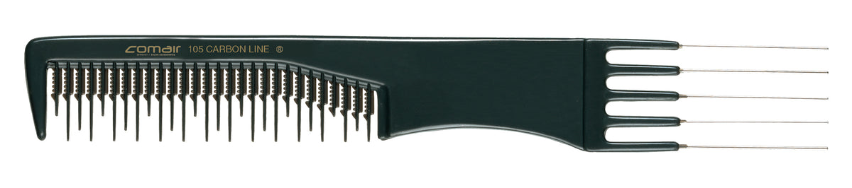 Comair Toupier-Gabelkamm 105 Carbon Profi Line, 19,5 cm