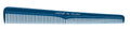 Comair Haarschneidekamm 406 Blue Profi Line, mittelschräge Schrägung, 18,5 cm