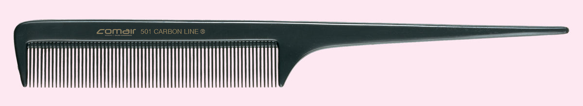 Comair Carbon Profi Line Stielkamm 501, fein gezahnt, 20,5 cm