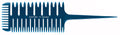 Comair Färbe- und Strähnenkamm 717 Blue Profi Line, 24 cm
