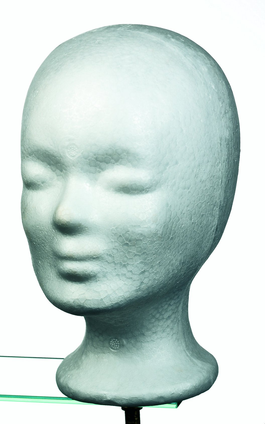 Comair Schaumstoffkopf normal, weiß, 25,5 cm