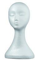 Comair Schaumstoffkopfbüste Lady, weiß, 39,5 cm