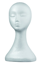 Comair Schaumstoffkopfbüste Lady, weiß, 39,5 cm