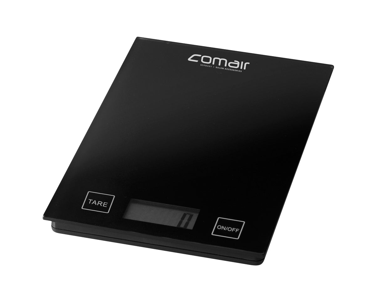 Comair Digitalwaage „Touch“ – ultradünn, 1 g bis 5 kg, 20 × 14 cm, inkl. Lithiumbatterie