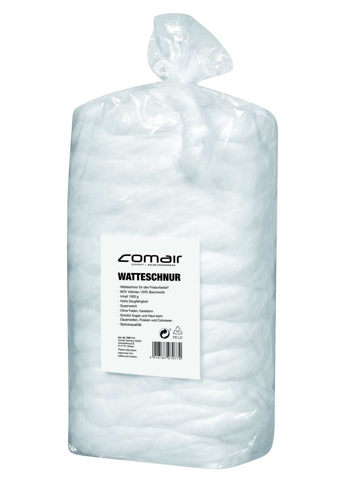 Comair Watteschnur 80% Viskose, 20% Baumwolle 1000g