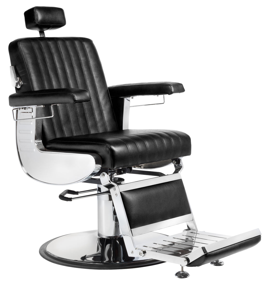Comair Herren-Bedienungsstuhl Diplomat Deluxe – Barberstuhl, schwarz