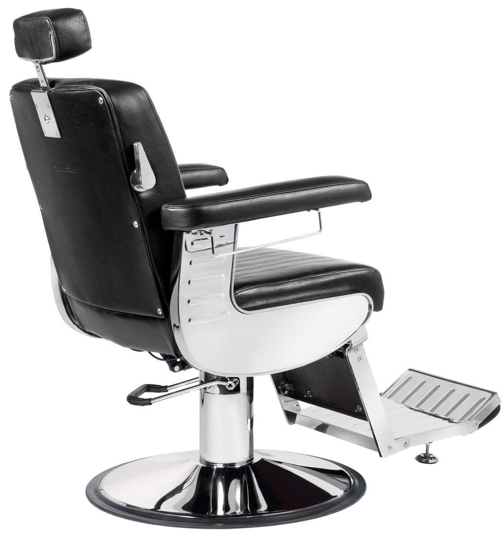 Comair Herren-Bedienungsstuhl Diplomat Deluxe – Barberstuhl, schwarz – Ansicht 2