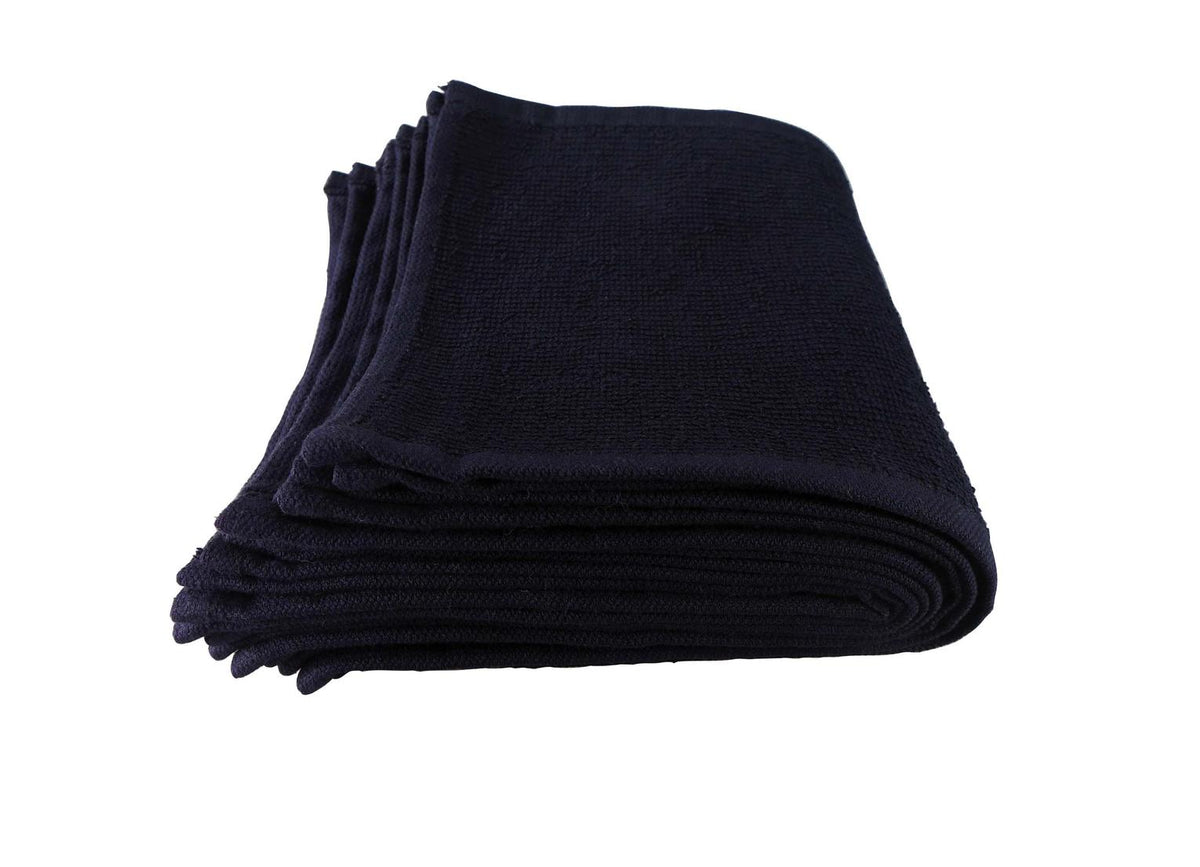 Comair Augentuch Schwarz 30x15cm - 10er Beutel aus 100% Baumwolle