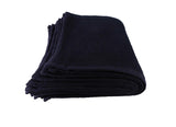 Comair Augentuch Schwarz 30x15cm - 10er Beutel aus 100% Baumwolle