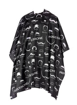 Comair Friseurumhang Moustache, schwarz-weiß, 144 x 140 cm – Ansicht 2