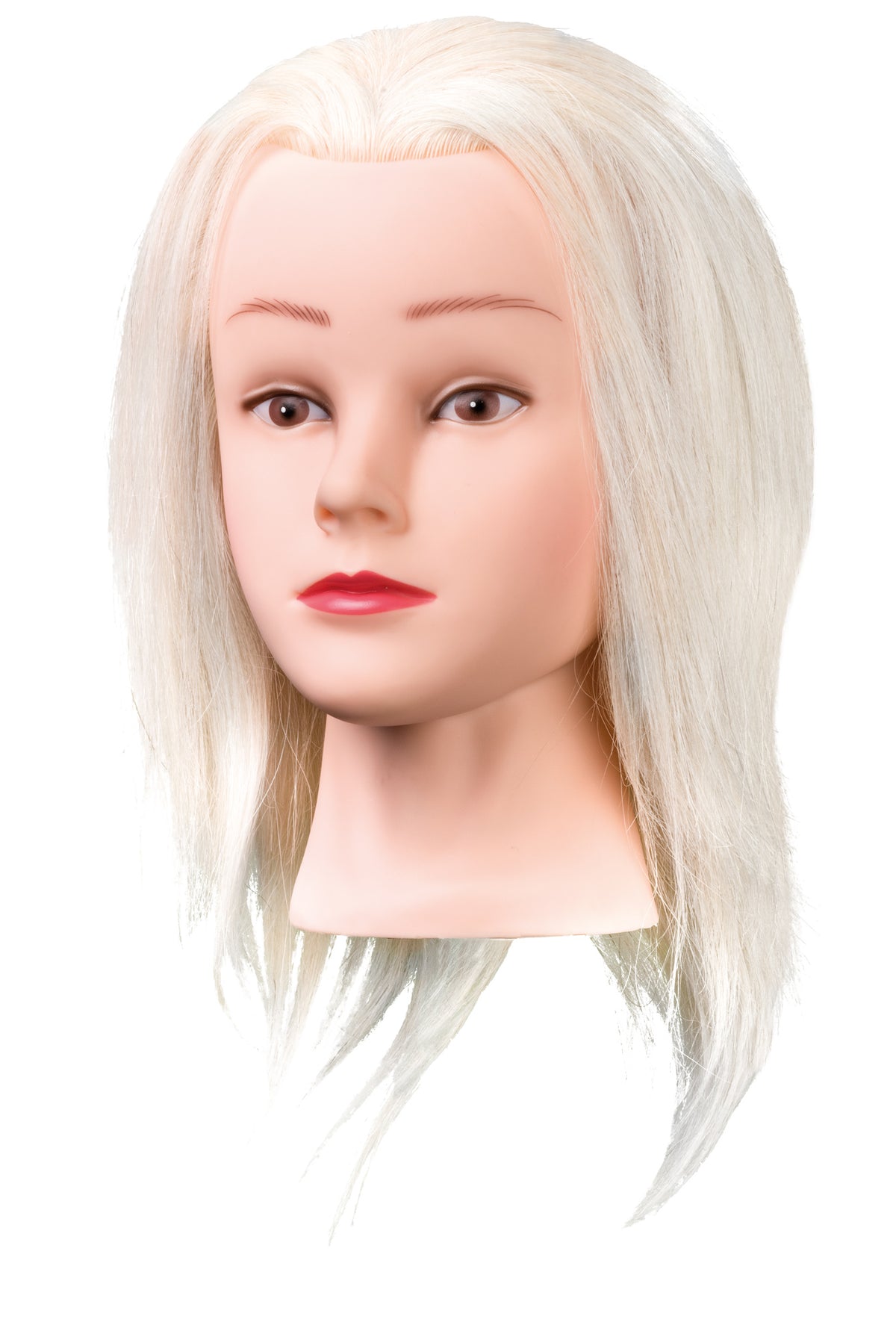 Comair Übungskopf Mary 25 cm weißes Angora Ziegenhaar – Ansicht 2