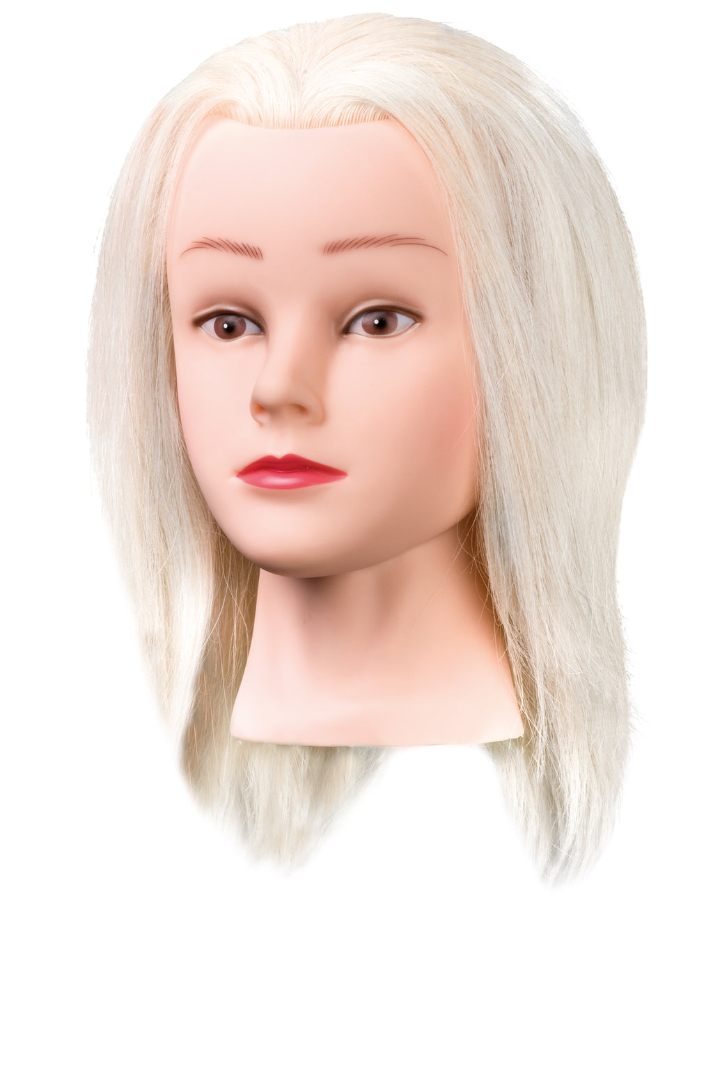 Comair Übungskopf Mary 25 cm weißes Angora Ziegenhaar