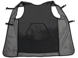 Comair Färbeschürze Mesh transparent schwarz (84 x 57 cm)