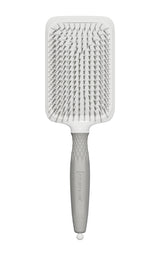 Comair Paddle Brush mit Nylonstiften und Abteilpin in Hellgrau/Weiß