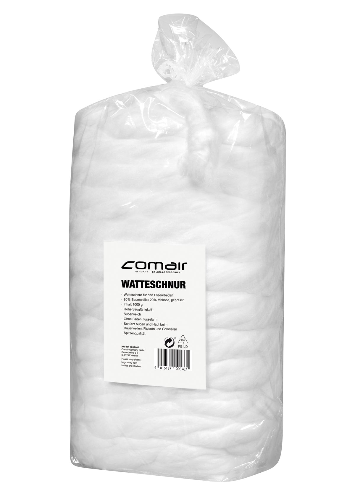 Comair Watteschnur 80% Baumwolle 20%